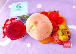 山竹酸奶水果捞的做法图解1