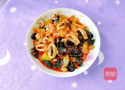 鱿鱼木耳炒黄瓜的做法图解19