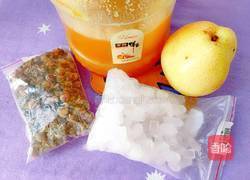 蜂蜜雪梨玫瑰花茶的做法图解1