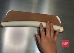 可可螺纹豆沙包的做法图解8