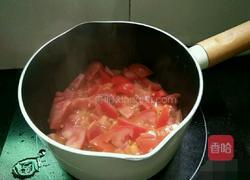 番茄蛋汤乌冬面的做法图解4