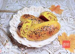 南瓜肉松面包的做法图解15
