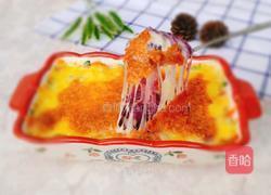 芝士焗紫薯的做法图解9