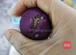 紫薯白芸豆馅饼的做法图解8
