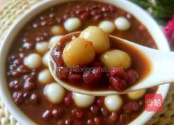 红糖红豆糯米小丸子的做法图解2