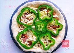 培根香肠披萨的做法图解13