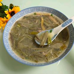 肉丝莼菜汤的做法[图]