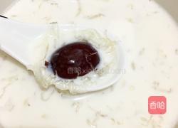 牛奶红枣燕窝的做法图解3