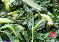 莴笋叶素包子的做法图解1