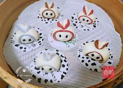 萌兔小馒头的做法图解7