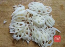 炒藕片的做法图解2