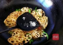 炒藕片的做法图解7