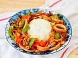 爆炒鱿鱼饭的做法[图]