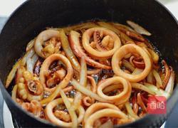 爆炒鱿鱼饭的做法图解7