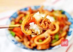 爆炒鱿鱼饭的做法图解12