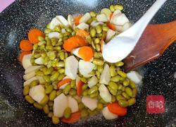 茭白毛豆炒肉丝的做法图解8