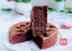 黑米烫面蛋糕的做法图解1