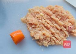 菜干鸡胸肉丸子的做法图解4