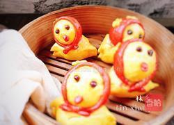 快乐小鸡馒头的做法图解17