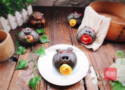 献花小猪馒头的做法图解12