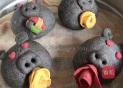 献花小猪馒头的做法图解11