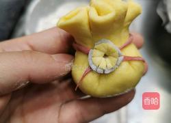 钱袋子豆沙包的做法图解9