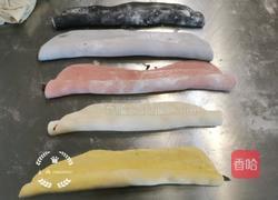 彩虹豆沙卷的做法图解10
