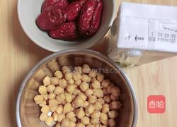 红枣鹰嘴豆奶羹(补钙补血)的做法图解2
