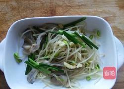 黄豆芽拌平菇的做法图解4