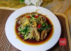 黄豆芽拌平菇的做法图解6