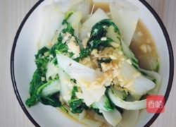 蒜蓉黄心菜的做法图解4