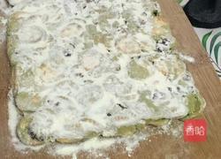 抹茶蔓越莓雪花酥的做法图解7