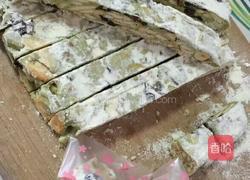 抹茶蔓越莓雪花酥的做法圖解8