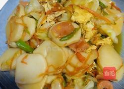 杂蔬炒年糕的做法图解12