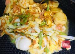 杂蔬炒年糕的做法图解9