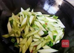 黄瓜炒火腿的做法图解4