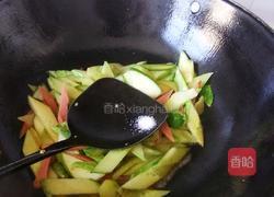 黄瓜炒火腿的做法图解5
