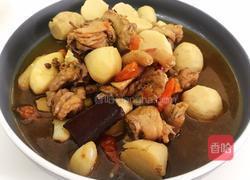 香辣芋儿鸡的做法图解8