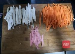 炒三丝的做法图解1