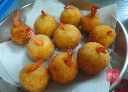 凤尾虾球的做法图解13