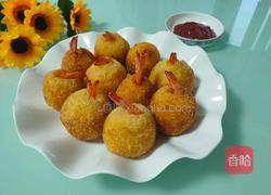 凤尾虾球的做法图解15
