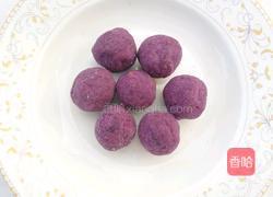 南瓜紫薯饼的做法图解4