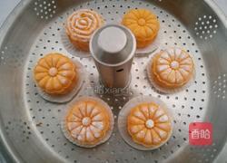 南瓜紫薯饼的做法图解12
