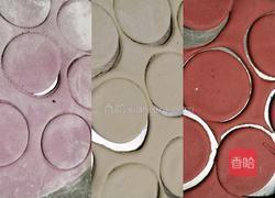 菠菜紫薯彩虹馒头的做法图解6