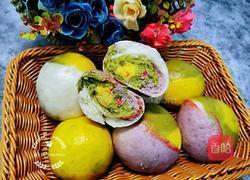 菠菜紫薯南瓜馒头的做法图解9