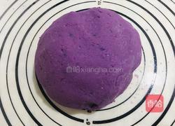 莲蓉紫薯糕的做法图解3
