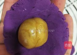 莲蓉紫薯糕的做法图解6