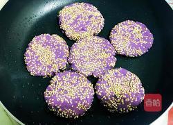 紫薯芝麻饼的做法图解7