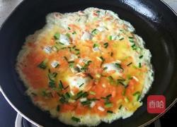 胡萝卜小葱煎蛋的做法图解4