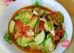 番茄西葫芦炒蛋的做法图解6